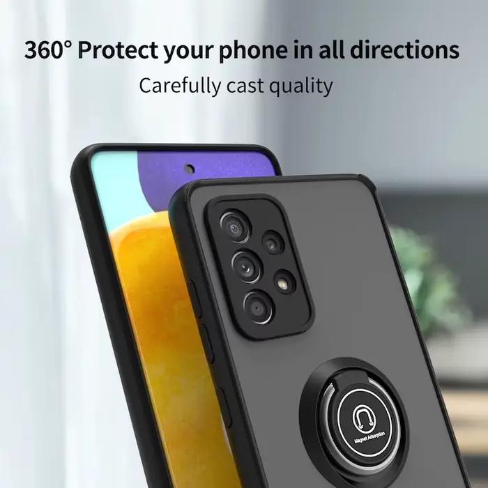 Coque de téléphone avec anneau magnétique