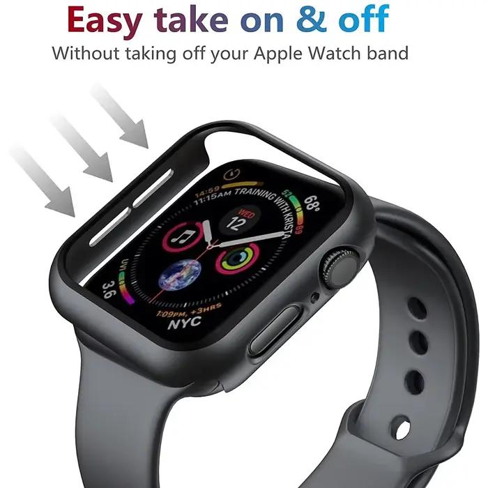 Verre trempé + couvercle pour Apple Watch 11 10 9 8 7 46mm 42mm