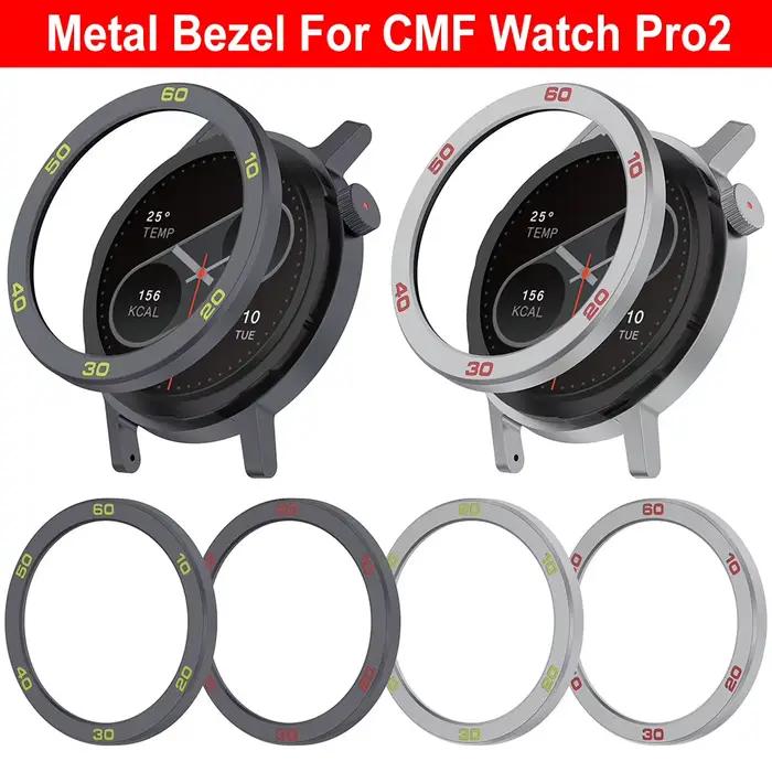 Coque de lunette en métal pour montre intelligente CMF Pro 2