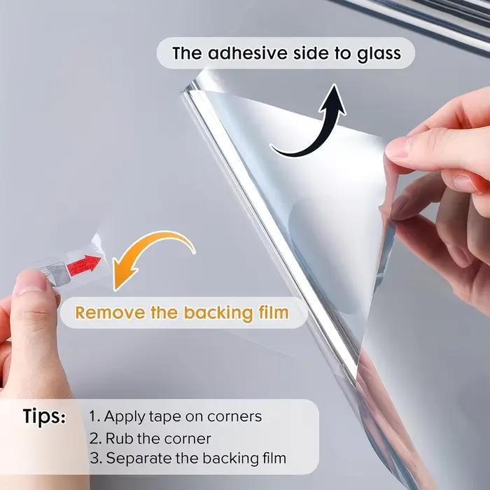 Film de verre miroir unidirectionnel