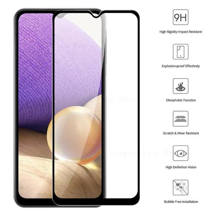 Verre 2 en 1 pour Samsung Galaxy A54 A34 A14 5G protecteur d'écran clair