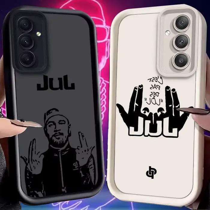 Coque de rappeur Jul pour Samsung Galaxy A73 A72 A71 A55 5G A54 A52 A52S A51 4G A31 A30 A24 A23 A22 A21S A20S A20 A14