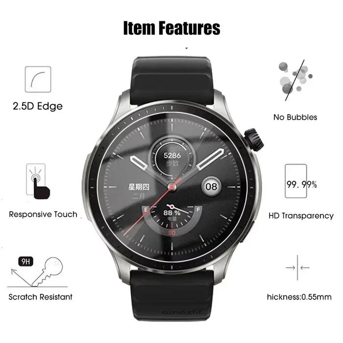Film protecteur en silicone pour smartwatch, 30mm-46mm, antichoc, antirayure, facile à installer, variété de couleurs pour personnaliser votre montre intelligente