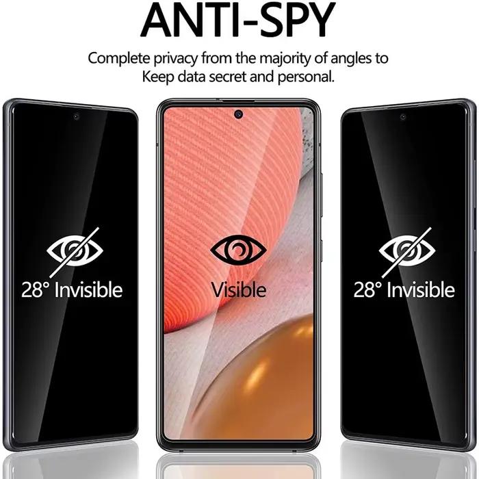 Protecteur d'écran de confidentialité en verre trempé pour Samsung A12 A13 A21S A22 A32 A53 A72 A33 A73 S10E occasions spéciales pour homme et femme