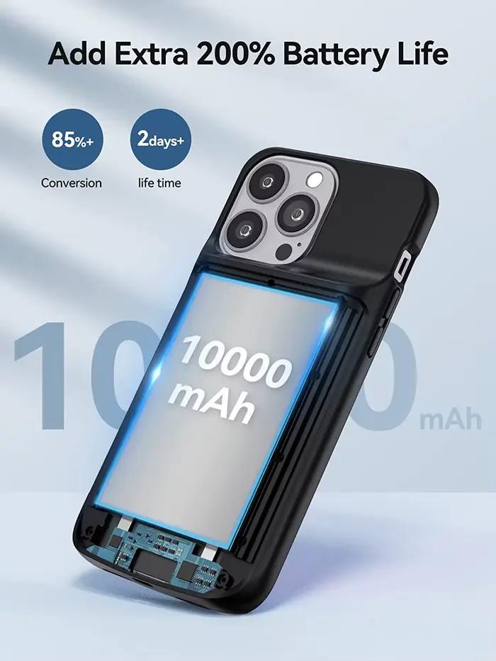 Étui de chargeur de batterie pour iPhone 15 14 13 12 Pro Max