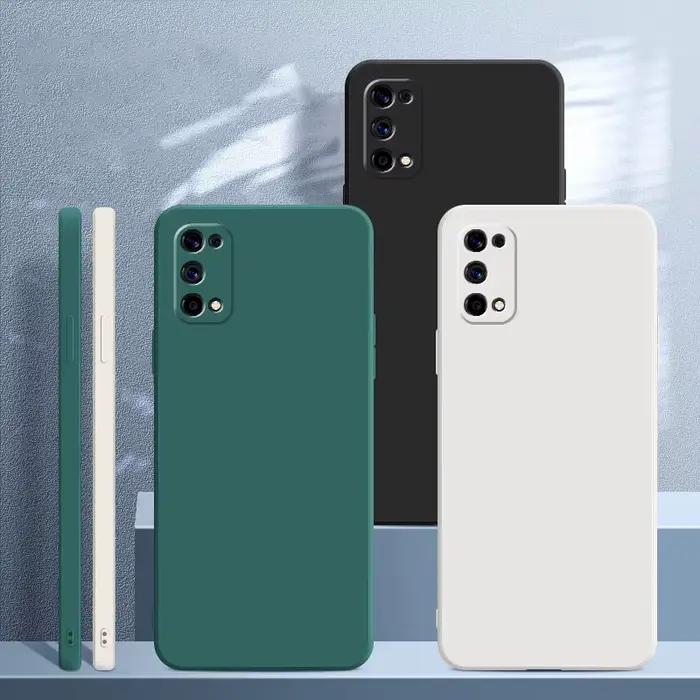 Coque de téléphone carrée en silicone pour Samsung