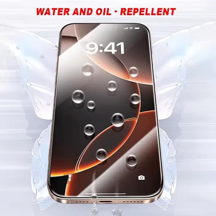 Protecteurs d'écran de confidentialité pour IPhone 17/16/15/14/13 Pro/Promax, couverture de Film plein écran, autocollant de Protection de cabine sans poussière