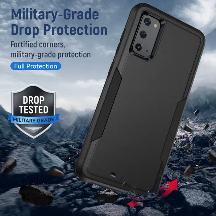 Coque de protection antichoc 2 en 1 pour Samsung Galaxy S20