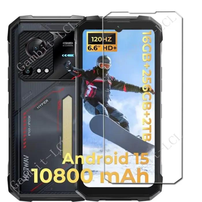 2-5 pièces 9H HD verre trempé pour HOTWAV Hyper 7S 6.6 "Hyper7 Pro Hyper7S Hyper7Pro 7Pro Film de protection d'écran