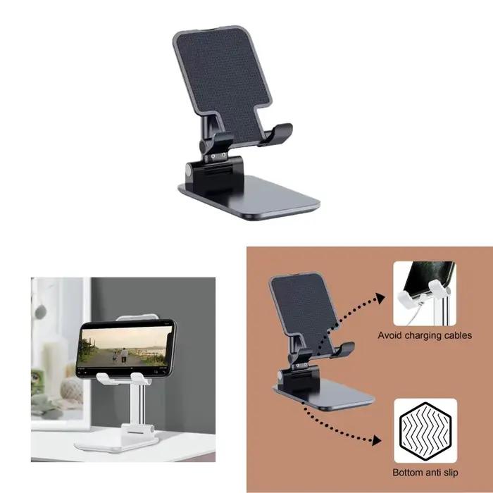 Support téléphone bureau pliable réglable