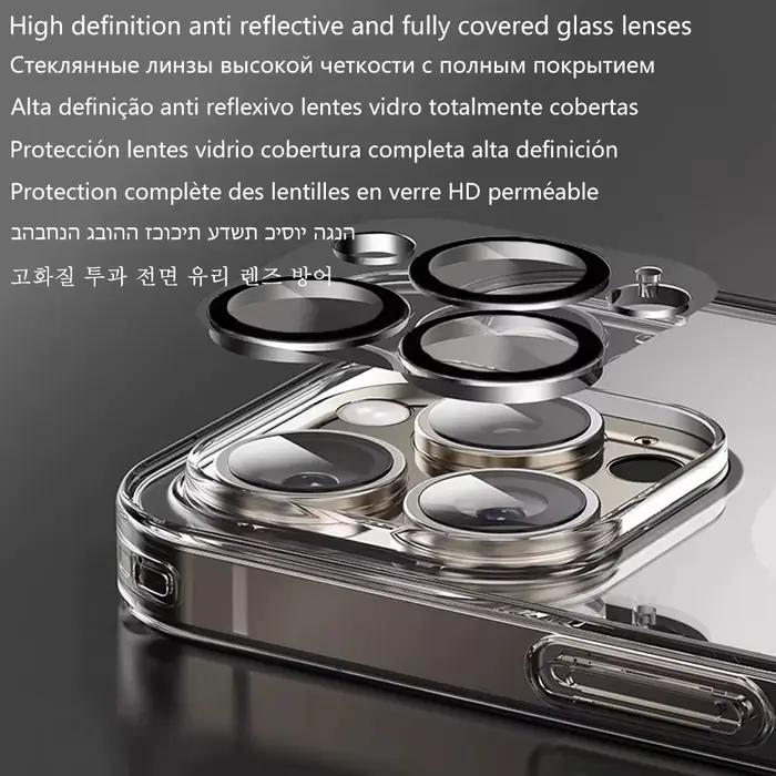 Coque Transparente Protection Complète Dos Magnétique Pour Iphone 17 Pro Max 17 Air Apple Magsafe