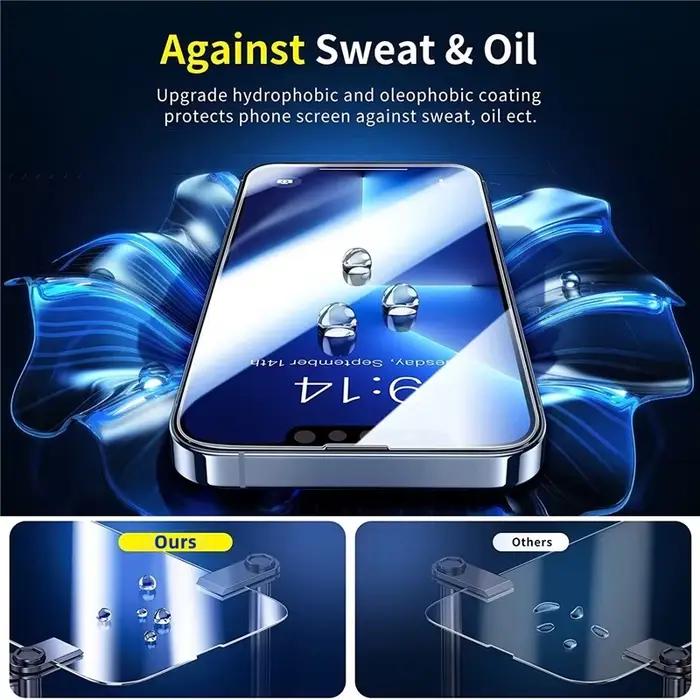 Protecteur d'écran en verre trempé pour iPhone 17 16 15 14 13 12 séries HD élégant résistant aux rayures et éclats pour hommes et femmes occasions spéciales