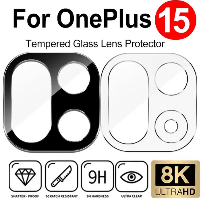 Protecteur d'objectif de caméra arrière en verre trempé pour OnePlus 15