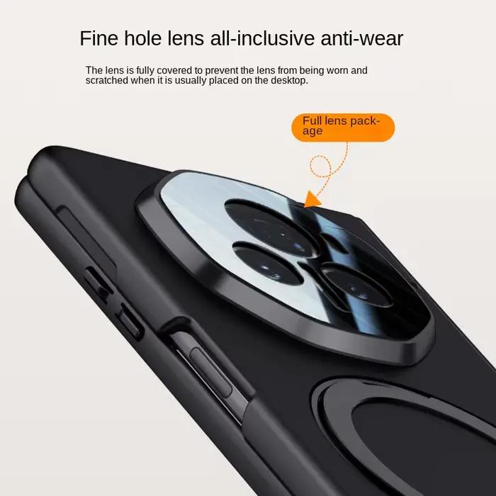 Pour Honor Magic V3 Vs3 360 ° Peau rotative lentille magnétique Protection complète Film en verre trempé coque de