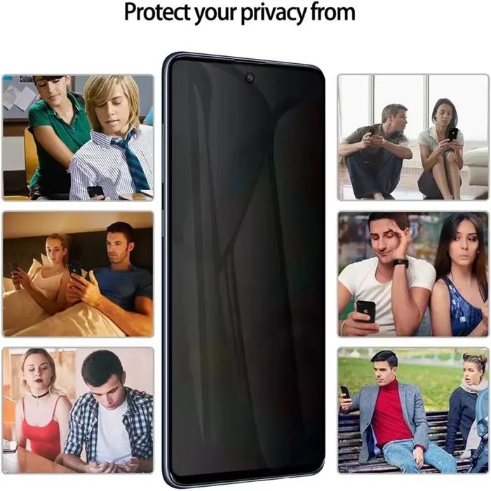 Protecteur d'écran de confidentialité en verre trempé pour Samsung A12 A13 A21S A22 A32 A53 A72 A33 A73 S10E occasions spéciales pour homme et femme