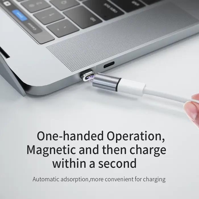 Adaptateur de câble magnétique Micro USB Type C, prise de conversion, connecteur de câble de chargeur magnétique, convertisseur de charge de téléphone portable
