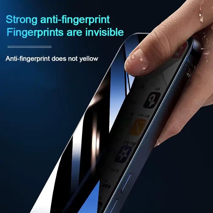 Protecteur d'écran en verre trempé pour iPhone 16 15 13 11 14Pro Max Anti-espion Confidentialité Élégance Occasions Spéciales