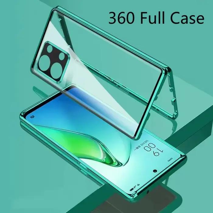 Coque de protection complète 360 pour OnePlus Nord 3 5G, double face, absorption magnétique, verre trempé, housse de protection pour One Plus Hein3 ACE 2V