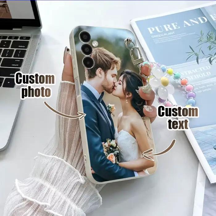 Coque de téléphone avec lanière personnalisée