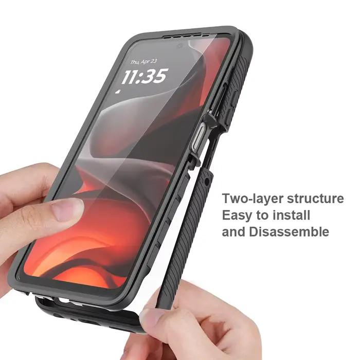 360 ° Étui de protection complet pour Motorola MOTO G56 5G