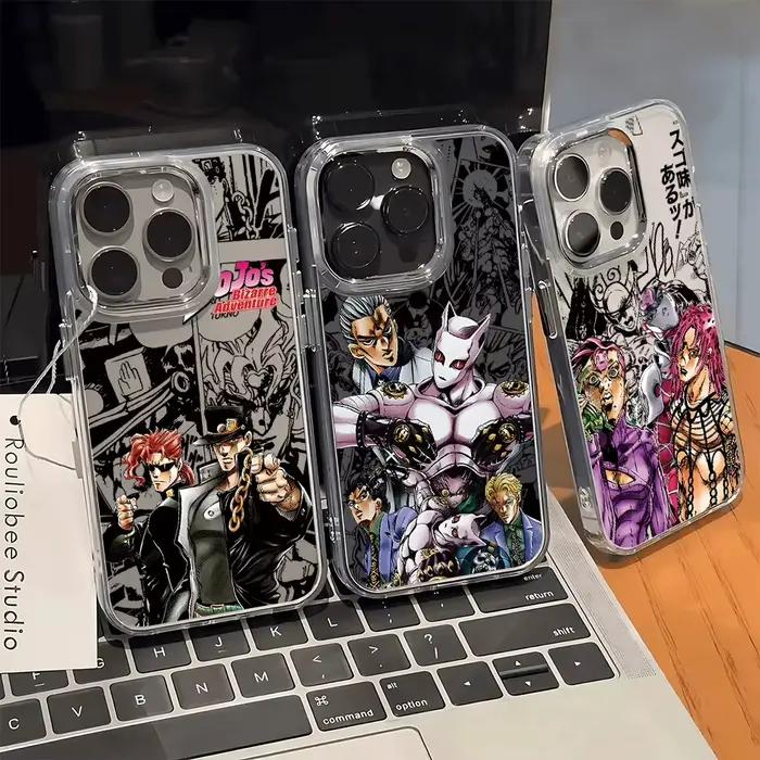 Coque de téléphone transparente JoJo's Bizarre Adventure Kira Yoshikage pour iPhone 17 Air 16 15 14 13 12 11 Pro Max XS Max X coque souple personnalisée occassions spéciales