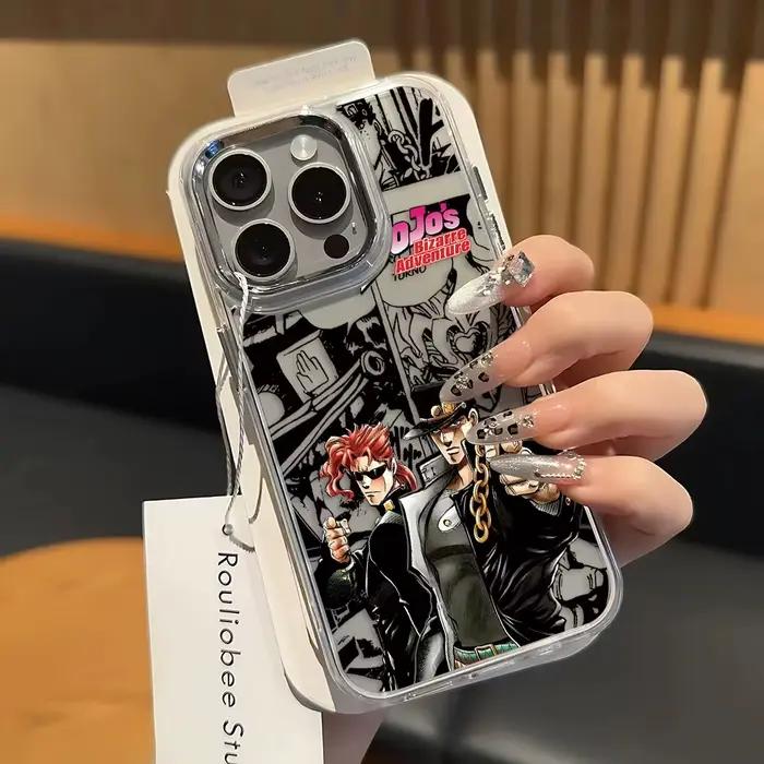 Coque de téléphone transparente JoJo's Bizarre Adventure Kira Yoshikage pour iPhone 17 Air 16 15 14 13 12 11 Pro Max XS Max X coque souple personnalisée occassions spéciales