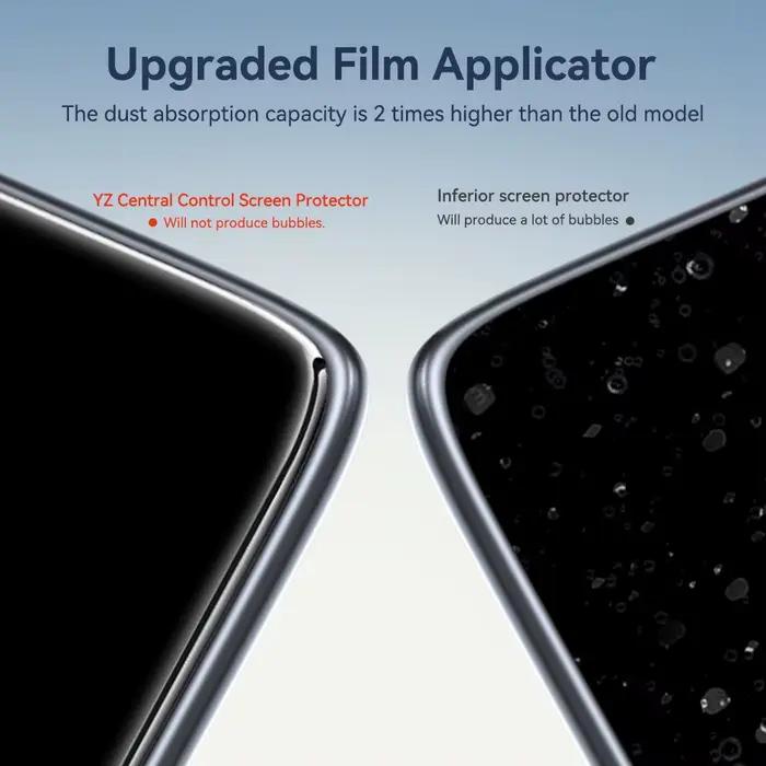 Protecteur d'écran en verre trempé YZ pour Tesla modèle 3 Y 2021-2025 accessoire de contrôle central mat Anti-éblouissement Protection de Film HD