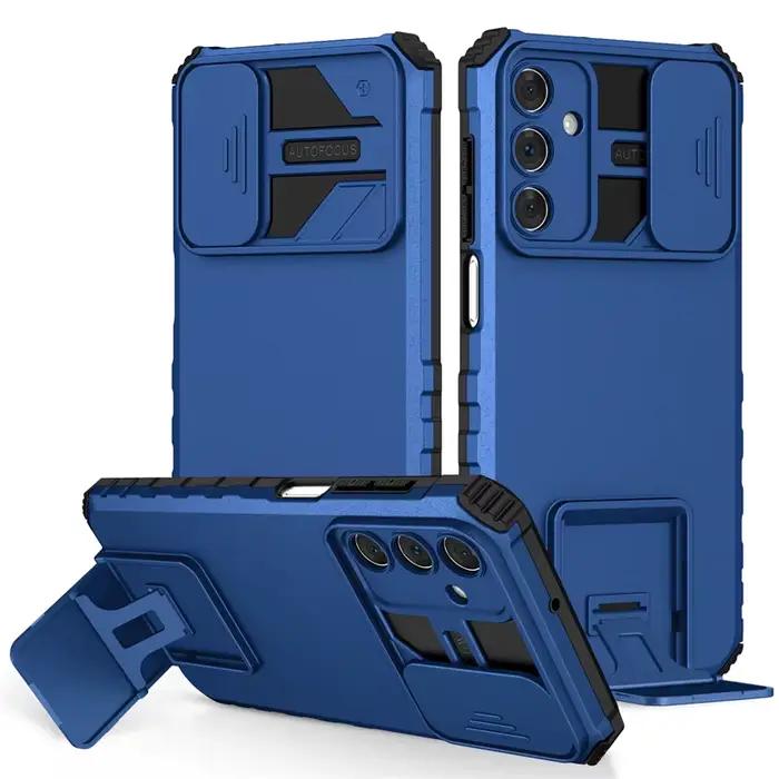 Étui coulissant caméra lentille en ABS pour Samsung A15, protection anti-rayures et anti-poussière, style fashion/luxe/populaire/fonctionnel/militaire, idéal pour les amoureux de la technologie et de la mode
