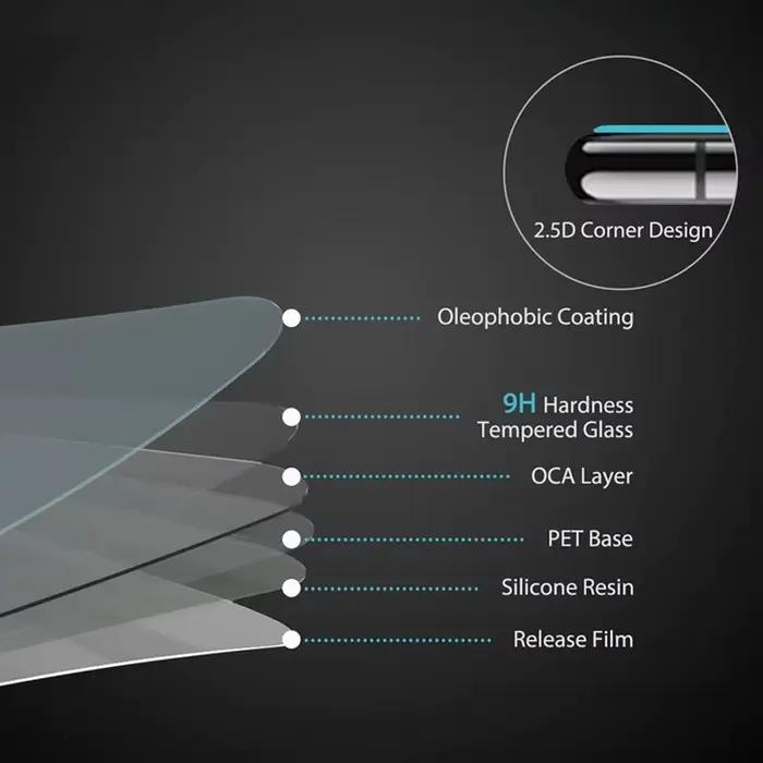 4 pièces verre trempé pour Motorola Edge 70 Film de protection