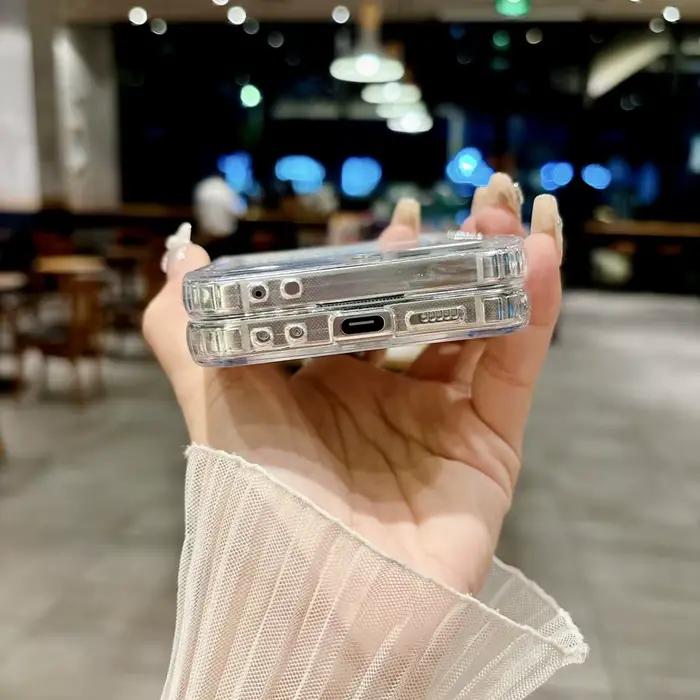 Magsafe coque de téléphone de chargement sans fil pour Samsung Z Flip 7 6 5 Galaxy Z