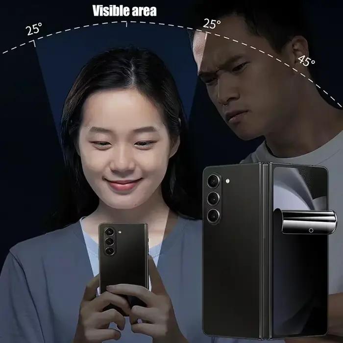Film Hydrogel de confidentialité souple pour Samsung Galaxy Z Fold 7 6 5 4 3 protecteur d'écran de protection