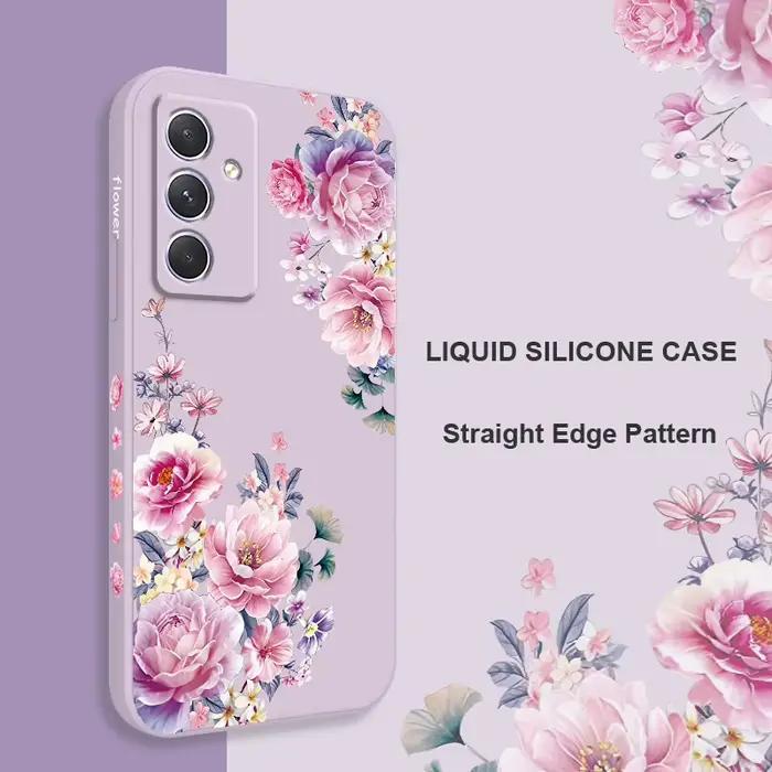 Coque de téléphone en brocart satiné