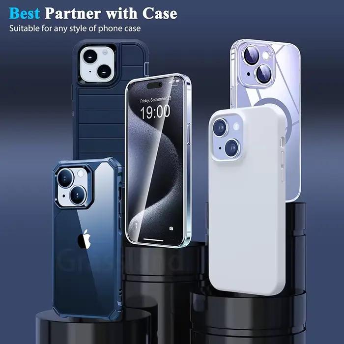 Protecteur d'écran en verre pour iPhone