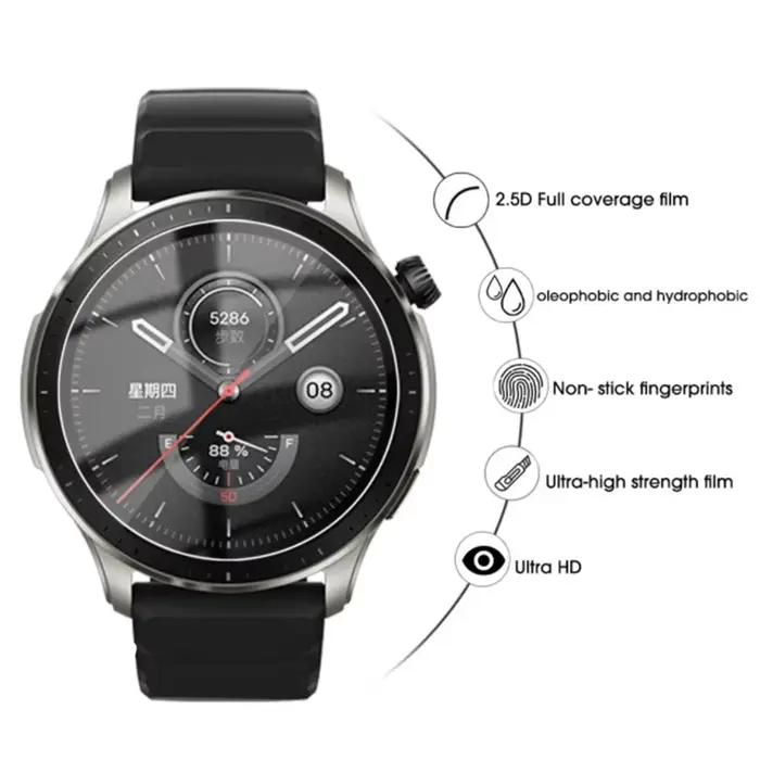 Film protecteur en silicone pour smartwatch, 30mm-46mm, antichoc, antirayure, facile à installer, variété de couleurs pour personnaliser votre montre intelligente