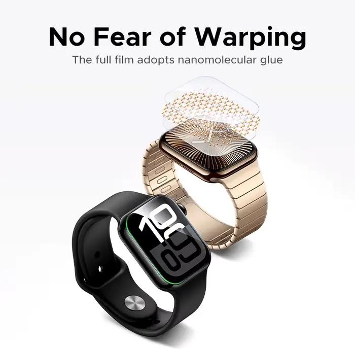 UGREEN 2 pièces pour Apple Watch série 11 10 S11 S10 protecteur d'écran souple 46 42mm Film de protection à couverture complète