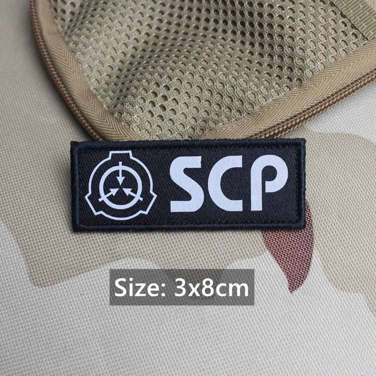 Contain sécurisé protéger les patchs réfléchissants fond de teint SCP Force de tâche Mobile flèche L