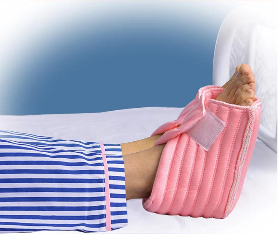 Support de talon de pied Anti-décubitus, couverture chaude de cheville pour lit âgé, soins infirmier
