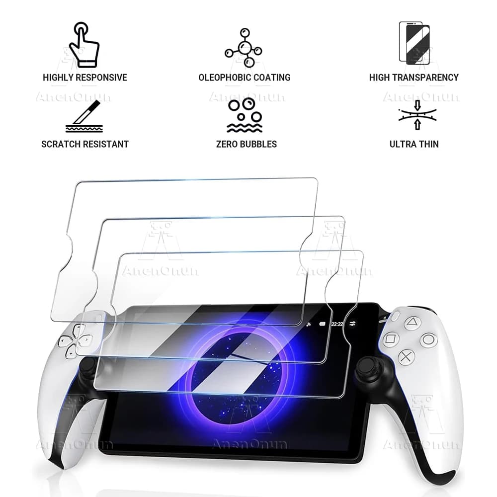 PS Portal HD verre trempé dureté 9H incassable anti-rayures anti-empreintes digitales sans bulles 2.
