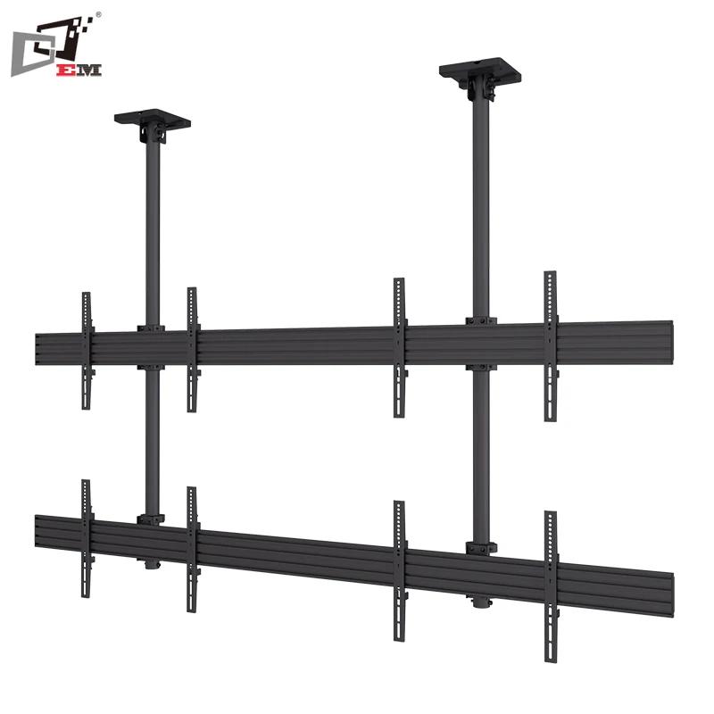 Support mural de plafond réglable 2x2 pour écran vidéo, support de montage pour téléviseur, pour pub