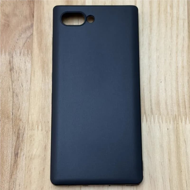 Coque de téléphone souple noire mate pour BlackBerry KEY2, coque de protection, coque de protection