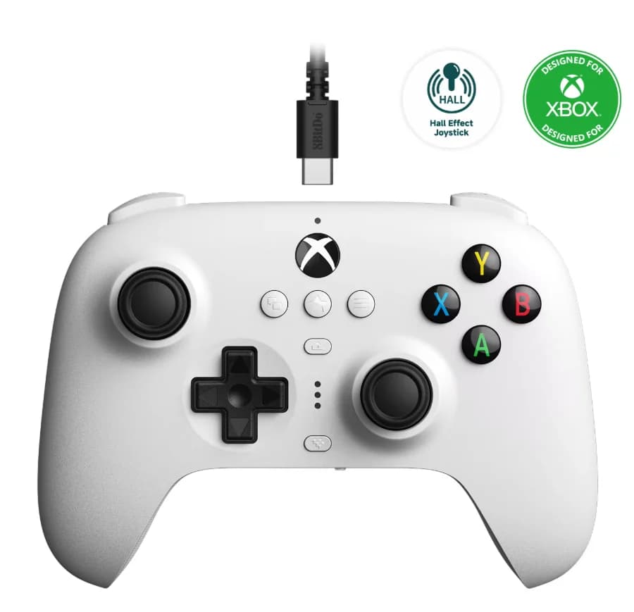 Contrôleur filaire Original 8BitDo Ultimate, nouveau Joystick Hall, prise en charge pour Xbox Series