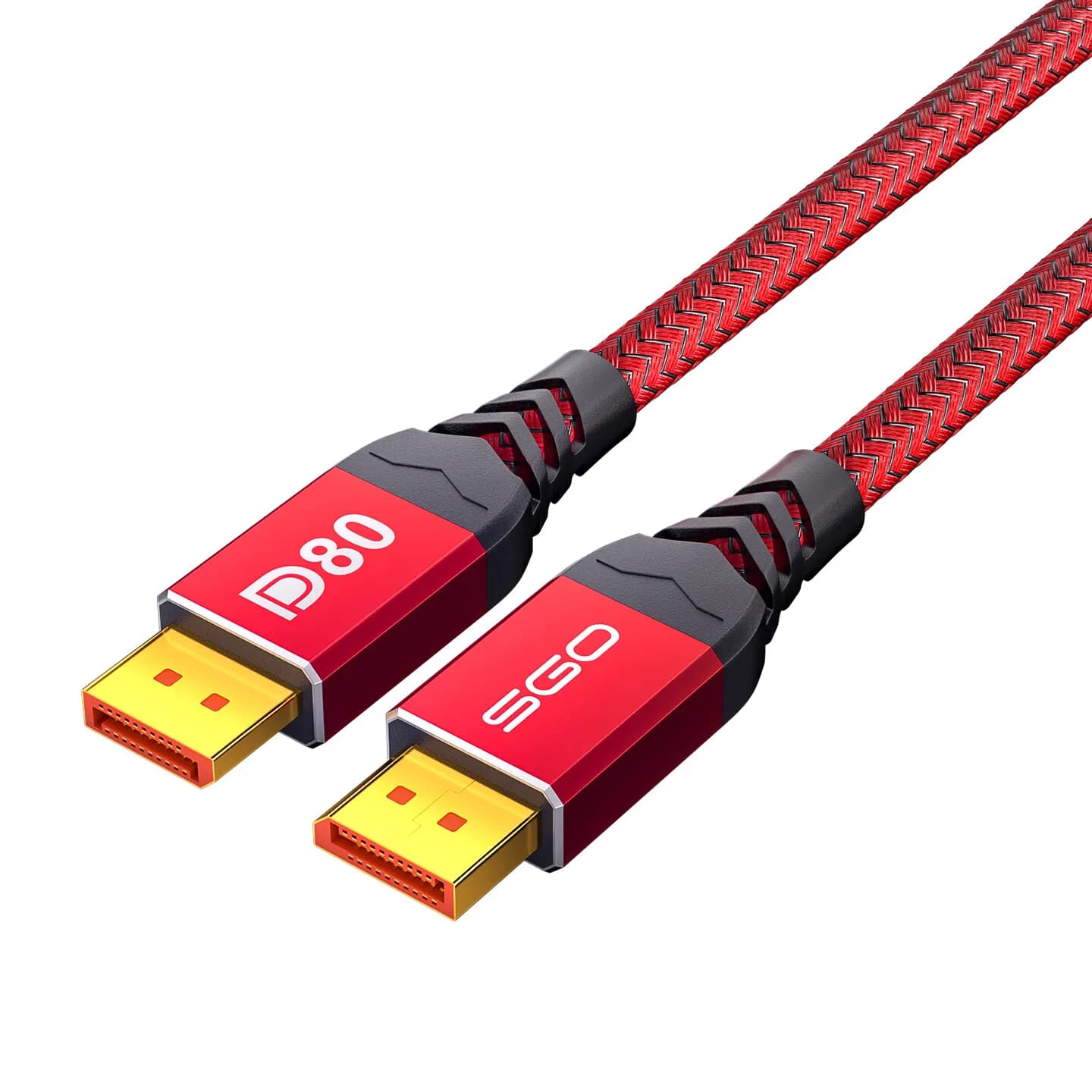 Câble DisplayPort 16K 2.1 [certifié VESA] DP2.1 80Gbps E-sports Fièvre DP Câble DP80 Câble de port d