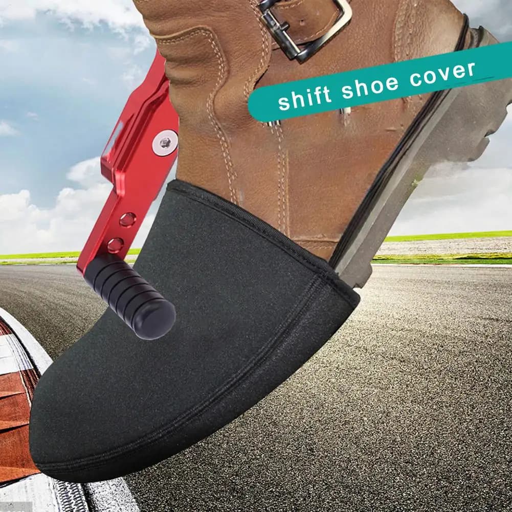 Couvre-chaussures de protection pour changement de vitesse de moto, couvre-chaussures imperméables,