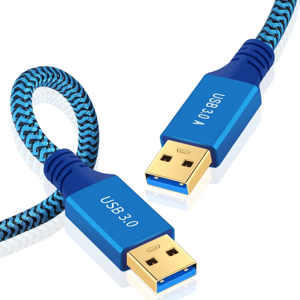 AIXXCO 1M 2M 3M 5M USB A vers USB A câble d'extension mâle à mâle USB 3.0 2.0 Extender pour radiateu