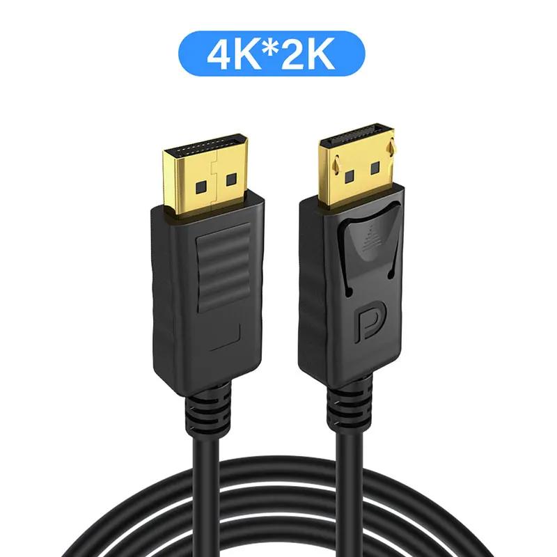 Câble DisplayPort 1.2 4K HD 144Hz 21,6 Gbps, adaptateur DisplayPort pour ordinateur portable, HDTV, 