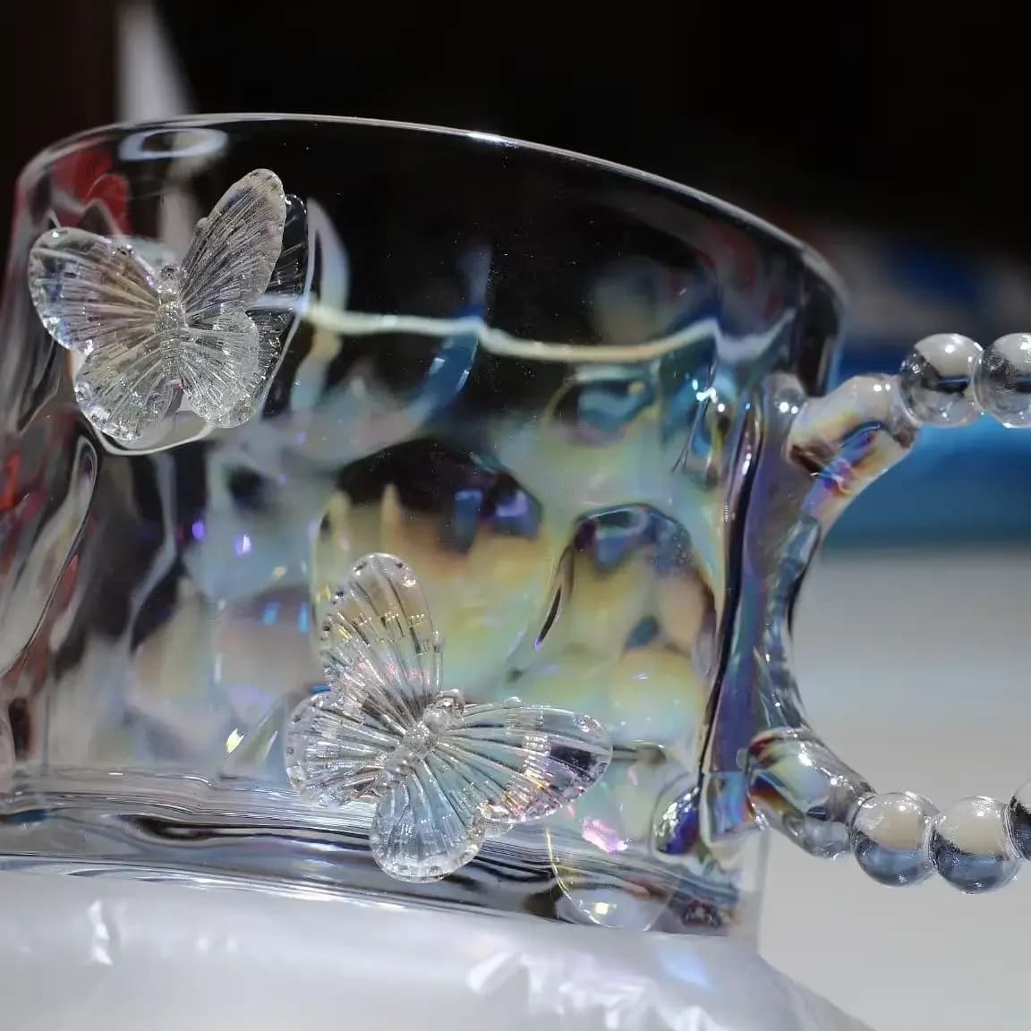 Verre en forme d'arc, tasse d'eau, boisson froide domestique de grande valeur, tasses à café au lait