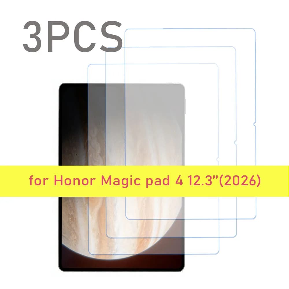 Lot de 3 protecteurs d'écran en verre pour Honor Magic pad 4 12.3'' 2026, film de protection pour ta