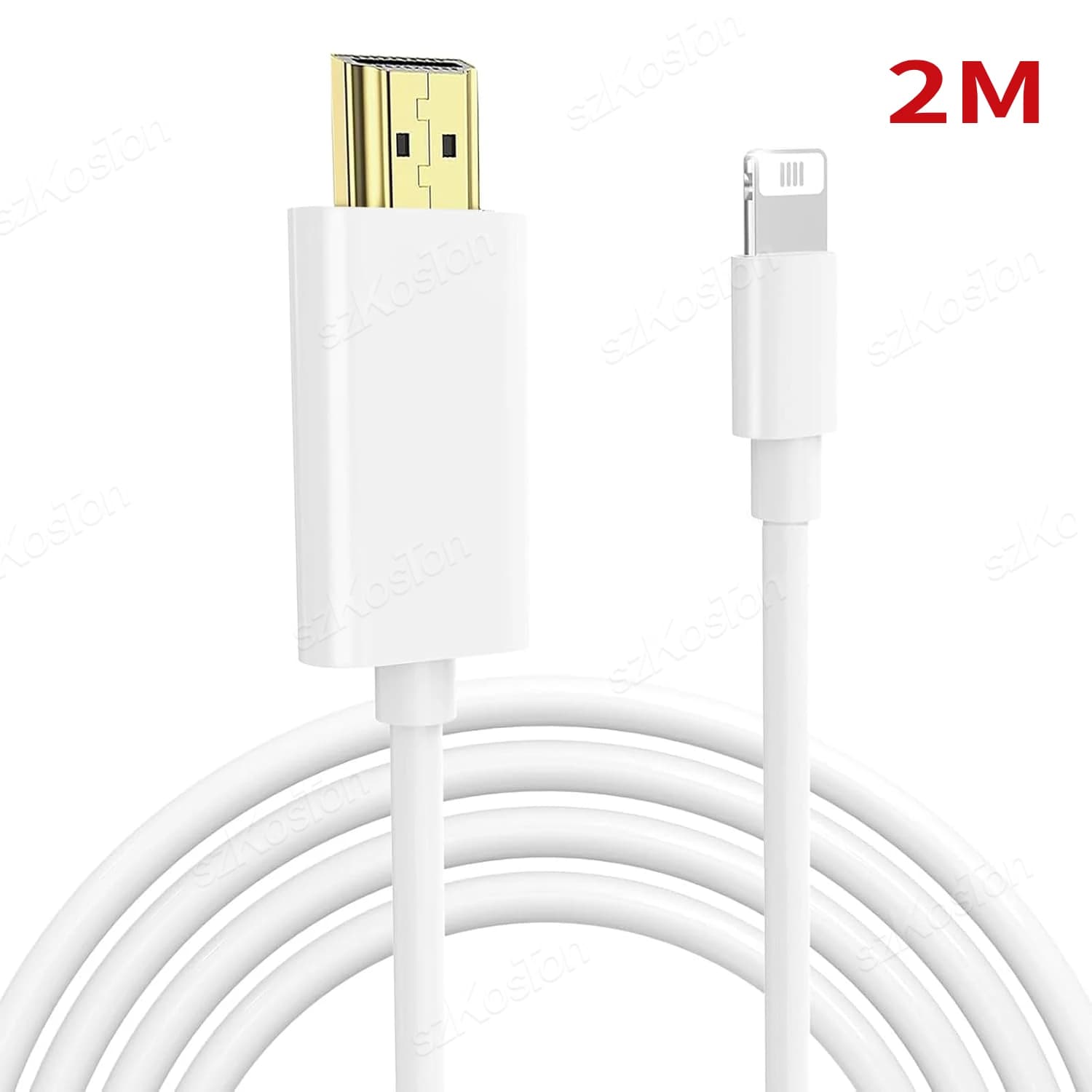 Câble HDTV 1080P pour iPhone 14 13 12 11, câble Lightning vers HDMI pour adaptateur AV numérique HD,