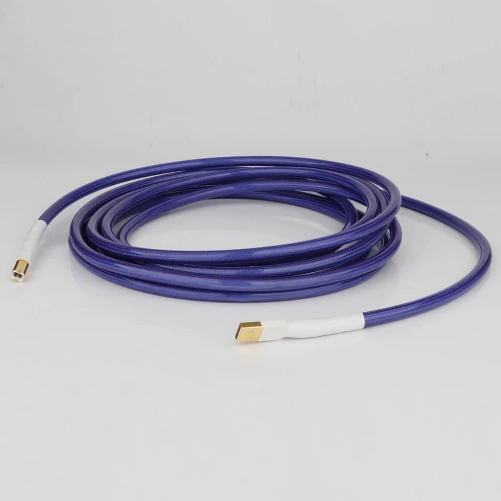 Câble audio USB en cuivre haut de gamme, câble de données USB, câble DAC USB Hi-Fi, prise A-B (2.0),