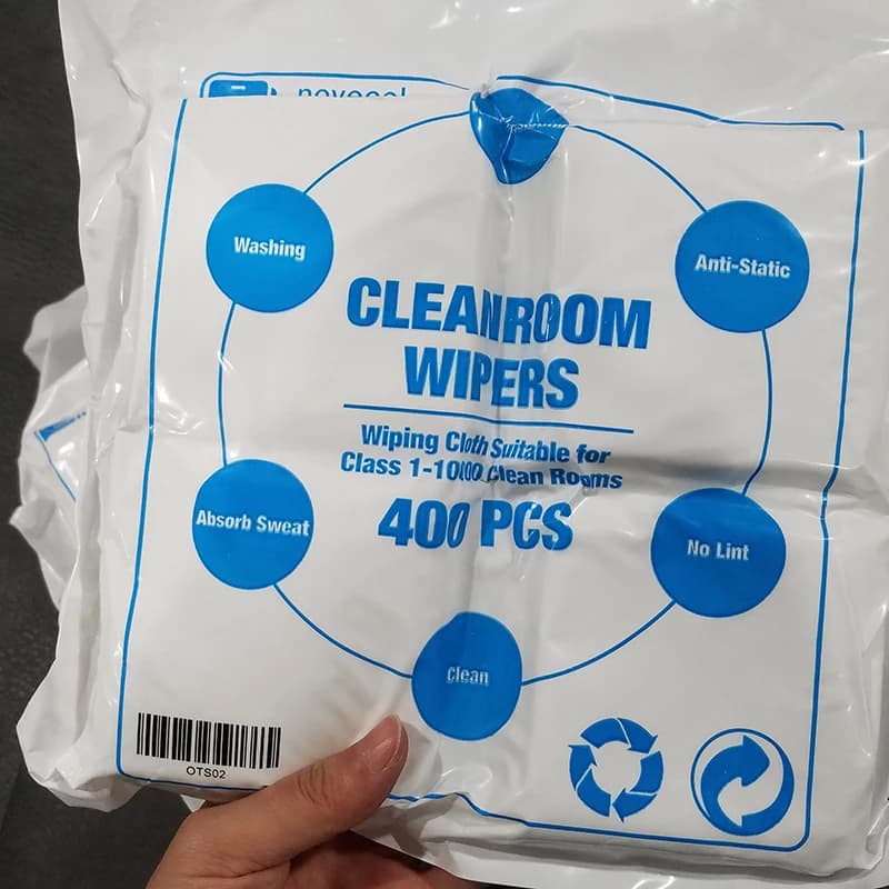 400 pcs/lot propre doux antistatique Non-poussière tissu 4 pouces microfibre verre écran de téléphon